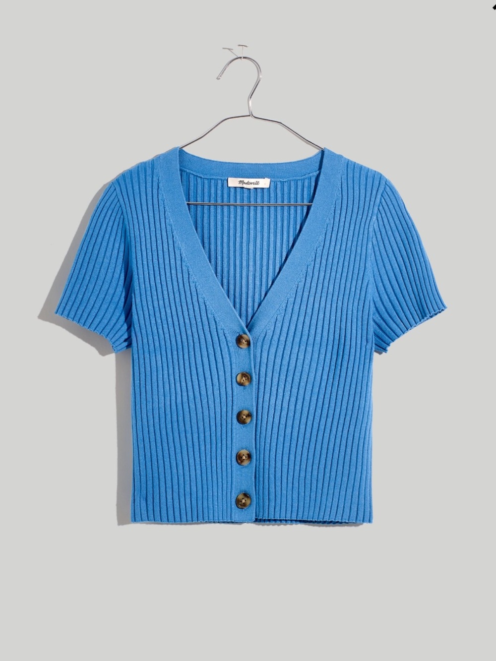 Madewell Bray Ribbed Cardigan Sweater